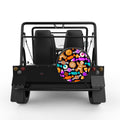 HALLOWEEN SWEETS AND COOKIES BLACK TIRE COVER FOR MOKE