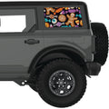 HALLOWEEN SWEETS AND COOKIES QUARTER WINDOW DECAL FITS 2021+ FORD BRONCO 4 DOOR HARD TOP