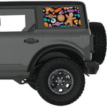 HALLOWEEN SWEETS AND COOKIES QUARTER WINDOW DECAL FITS 2021+ FORD BRONCO 4 DOOR HARD TOP