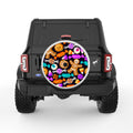 HALLOWEEN SWEETS AND COOKIES PEARL  WHITE CARBON FIBER TIRE COVER
