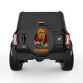 HALLOWEEN ZOMBIE WITH PUMPKIN BLACK TIRE COVER