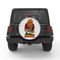HALLOWEEN ZOMBIE WITH PUMPKIN BLACK TIRE COVER