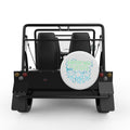 HANGING WITH THE JELLIES WHITE TIRE COVER FOR MOKE