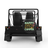 HAPPY CAMPERVAN BLACK CARBON FIBER TIRE COVER FOR MOKE