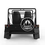 HAPPY CAMPER TREES WHITE CARBON FIBER TIRE COVER FOR MOKE