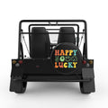 HAPPY GO LUCKY BLACK TIRE COVER FOR MOKE