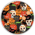 HAPPY HALLOWEEN PATTERN WHITE TIRE COVER