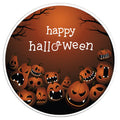 HAPPY HALLOWEEN PUMPKIN MONSTERS BLACK TIRE COVER
