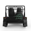 HAPPY LUCKY BLACK TIRE COVER FOR MOKE