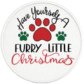 HAVE YOURSELF A FURRY LITTLE CHRISTMAS BLACK TIRE COVER