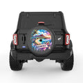 HAWAII BLACK CARBON FIBER TIRE COVER
