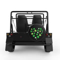 HEART OF CLOVERS BLACK TIRE COVER FOR MOKE
