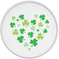 HEART OF CLOVERS WHITE TIRE COVER