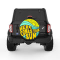 HERE COMES THE SUN BLACK TIRE COVER