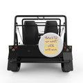 HERE IS TO WHITE CARBON FIBER TIRE COVER FOR MOKE