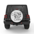 HE IS MY REFUGE BLACK TIRE COVER