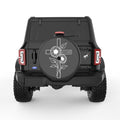 HE IS RISEN BLACK CARBON FIBER TIRE COVER