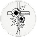HE IS RISEN BLACK TIRE COVER