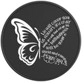 HE WILL COVER YOU WITH HIS FEATHERS PEARL  WHITE CARBON FIBER TIRE COVER