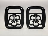 HIBISCUS TAIL LIGHT COVER FOR JEEP WRANGLER TJ