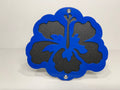 HIBISCUS FOR ANY 2 INCH RECEIVER  in BLUE For Jeep Wrangler JL and JK and JT