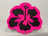 HIBISCUS FOR ANY 2 INCH RECEIVER  in PINK For Jeep Wrangler JL and JK and JT