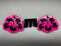 HIBISCUS FOOT PEGS FOR JEEP WRANGLER AND JEEP GLADIATOR in Pink Color