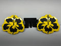 HIBISCUS FOOT PEGS FOR JEEP WRANGLER AND JEEP GLADIATOR in Yellow Color