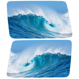 HIGH SURF WAVE QUARTER WINDOW DRIVER & PASSENGER DECALS