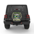 HIKE LIKE A GIRL BLACK CARBON FIBER TIRE COVER