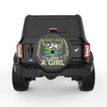 HIKE LIKE A GIRL BLACK CARBON FIBER TIRE COVER