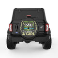 HIKE LIKE A GIRL BLACK TIRE COVER