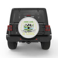 HIKE LIKE A GIRL SILVER CARBON FIBER TIRE COVER