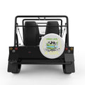 HIKE LIKE A GIRL WHITE CARBON FIBER TIRE COVER FOR MOKE