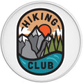 HIKING CLUB WHITE TIRE COVER