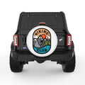 HIKING CLUB WHITE TIRE COVER