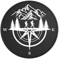HIKING COMPASS BLACK TIRE COVER