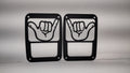 HANG LOOSE TAIL LIGHT COVER FOR JEEP WRANGLER JK