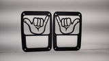 HANG LOOSE TAIL LIGHT COVER FOR JEEP WRANGLER JK