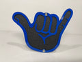 HANG LOOSE FOR ANY 2 INCH RECEIVER  in BLUE For Jeep Wrangler JL and JK and JT