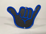 HANG LOOSE FOR ANY 2 INCH RECEIVER  in BLUE For Jeep Wrangler JL and JK and JT