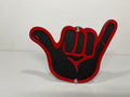 HANG LOOSE FOR ANY 2 INCH RECEIVER  in RED For Jeep Wrangler JL and JK and JT