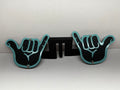 HANG LOOSE FOOT PEGS FOR JEEP WRANGLER AND JEEP GLADIATOR in Sea Foam Green  Color