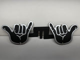 HANG LOOSE FOOT PEGS FOR JEEP WRANGLER AND JEEP GLADIATOR in Silver Color