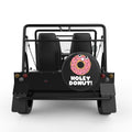 HOLEY DONUT BLACK CARBON FIBER TIRE COVER FOR MOKE