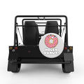 HOLEY DONUT WHITE TIRE COVER FOR MOKE