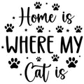 HOME IS WHERE MY CAT IS
