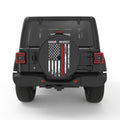 HONOR RESPECT FIREFIGHTER BLACK CARBON FIBER TIRE COVER