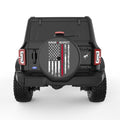HONOR RESPECT FIREFIGHTER BLACK CARBON FIBER TIRE COVER