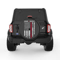 HONOR RESPECT FIREFIGHTER BLACK TIRE COVER